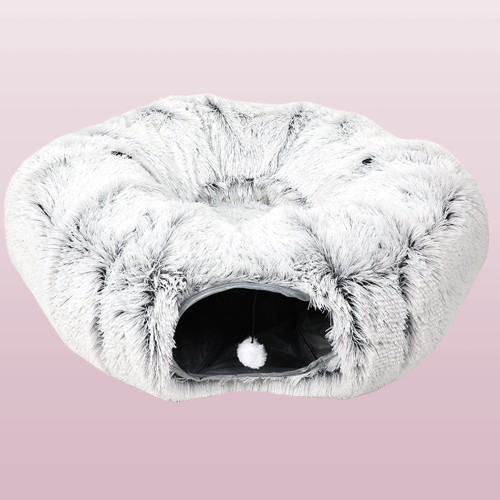 ***Katzenparadies*** – Kuscheltunnel & Bett in einem