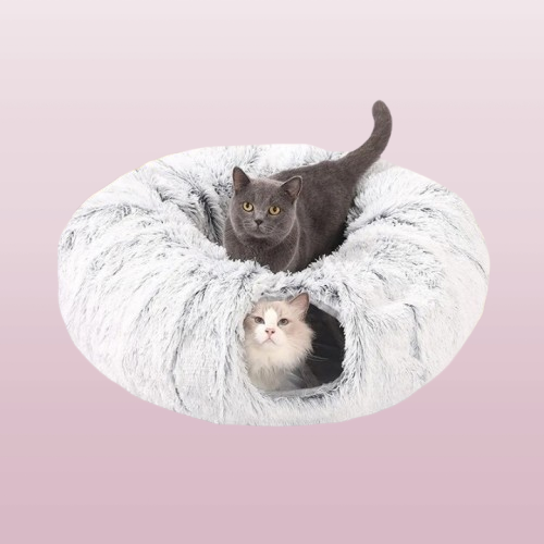 ***Katzenparadies*** – Kuscheltunnel & Bett in einem
